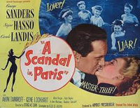 UN SCANDALE A PARIS - film de Sirk
